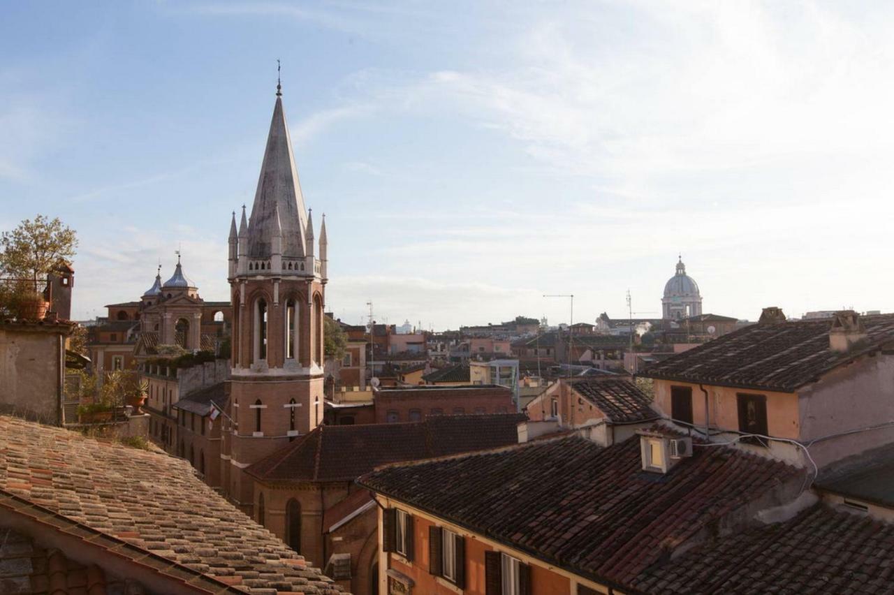 Amazing Panoramic Artist'S Loft Spanish Steps 罗马 外观 照片